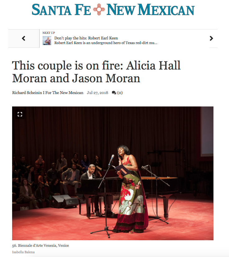 This couple is on fire: Alicia Hall Moran and Jason Moran