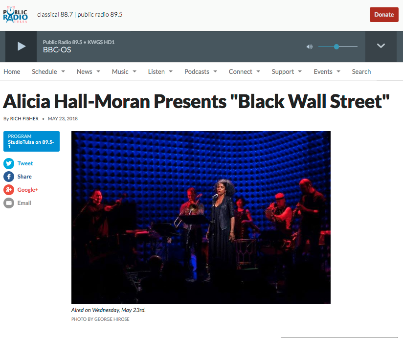 Black Wall Street musical performance to make Tulsa debut